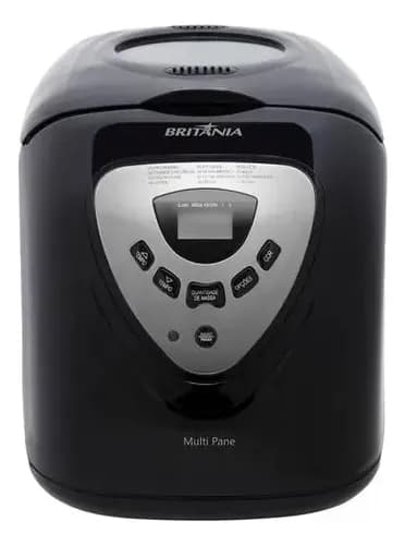 Panificadora Multipane 12P Com Função Timer e Antiaderente Potência de 550W Cor Preto Britânia