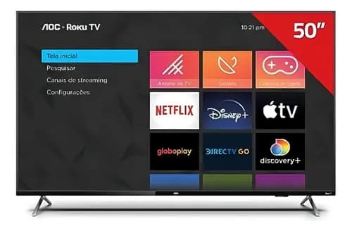 Smart TV AOC 50U6125 50'' 4K LED