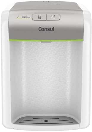 Purificador de água Consul Prata refrigerado, com proteção antibactérias - CPB34AS Bivolt