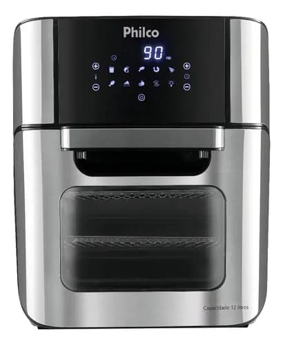 Fritadeira E Forno Air Fry Oven Philco 2 Em 1 Pfr2200p Cor Preto