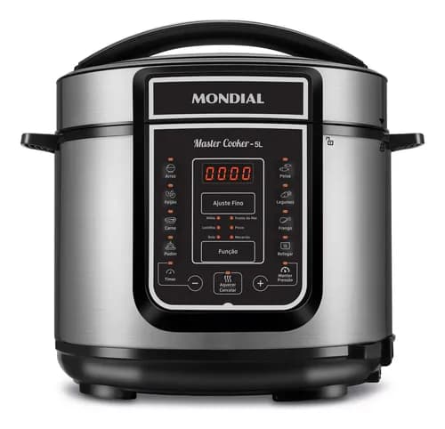 Panela de Pressão Elétrica Digital 5L, Mondial 900W - PE-38