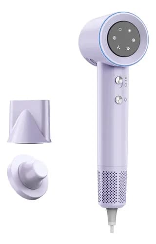Secador De Cabelo Gokoco De Alta Velocidade 110v/220v Cor Lavanda